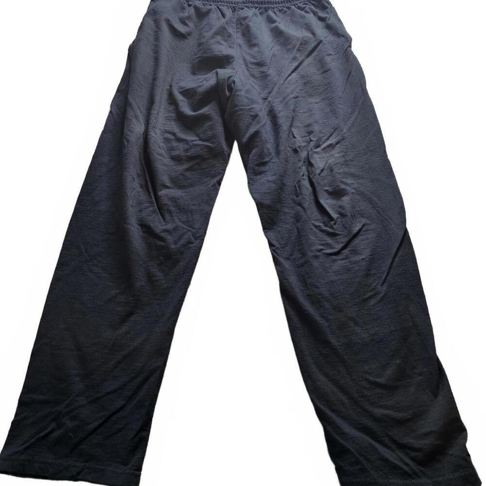 Jerzees Black Cotton Lounge Pants Size Large